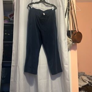 Size 12 Lululemon wide leg soft stream cropped pants.